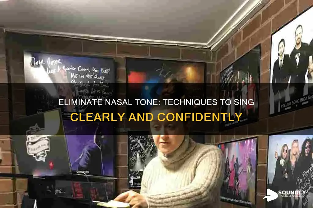 how do i stop sounding nasally when i sing