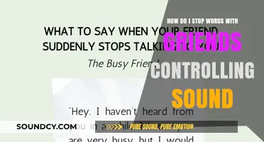 Stop Words with Friends Controlling Sound: Effective Strategies for Peaceful Play