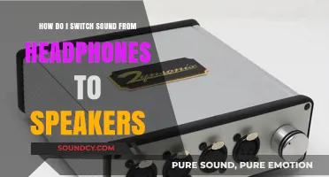 Switching Audio: How to Move Sound from Headphones to Speakers Easily