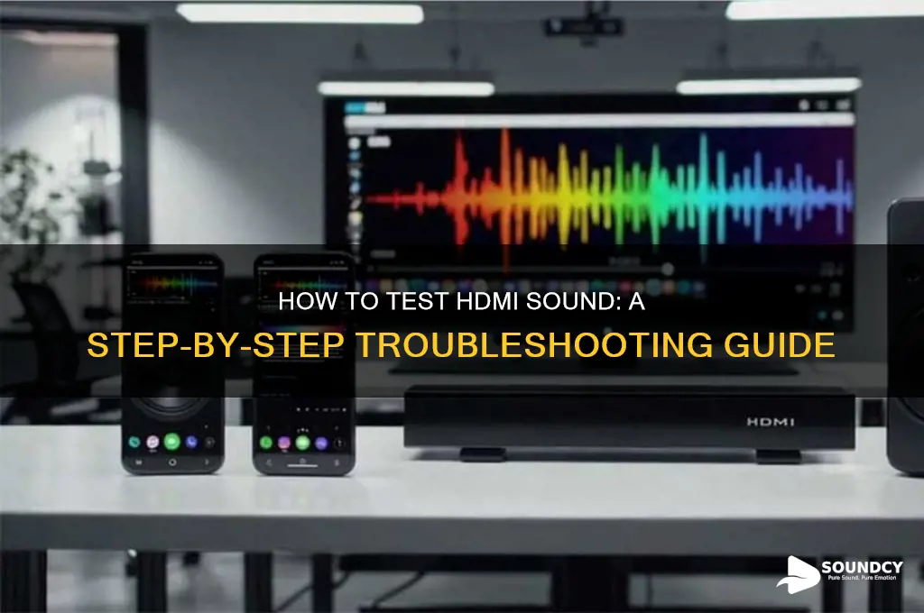 how do i test hdmi sound