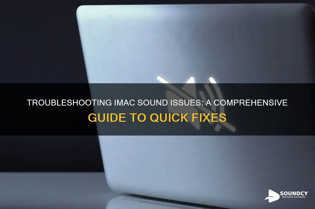 how do i troubleshoot imac sound