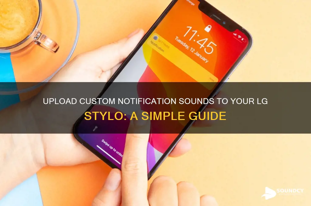 how do i upload notification sound onto lg stylo