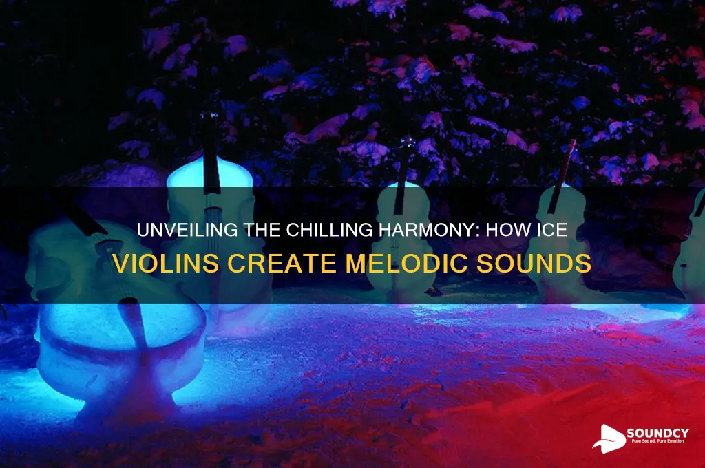 how do ice violins produce sound