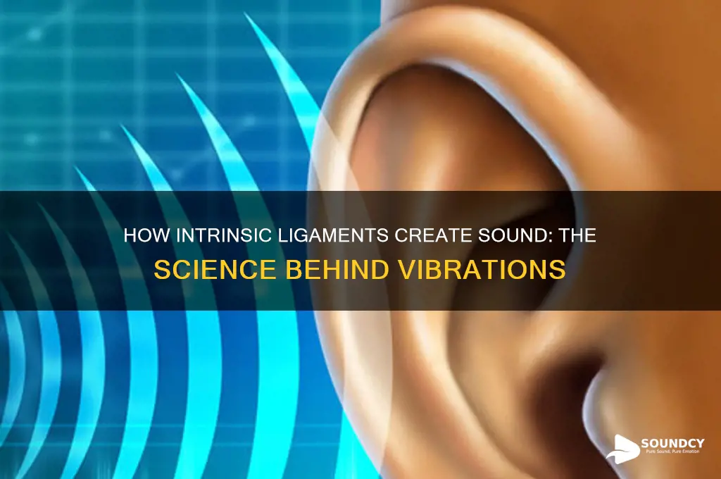 how do intrinsic ligaments produce sound