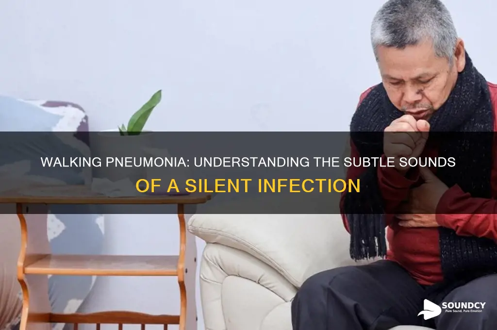 how do it sound when you have walking pneumonia