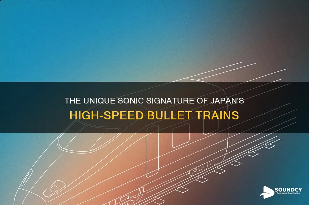 how do japanese bullet trains sound