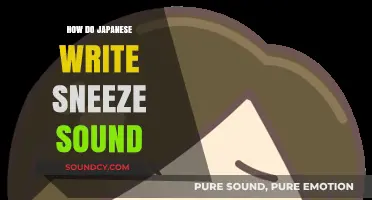 How Japanese Write the Sneeze Sound: Exploring Onomatopoeia in Japanese
