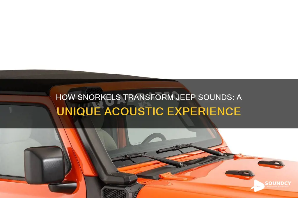 how do jeeps sound with snorkel