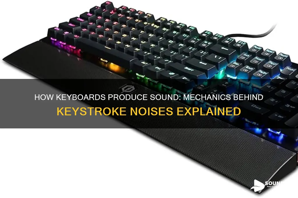 how do keyboards make sound