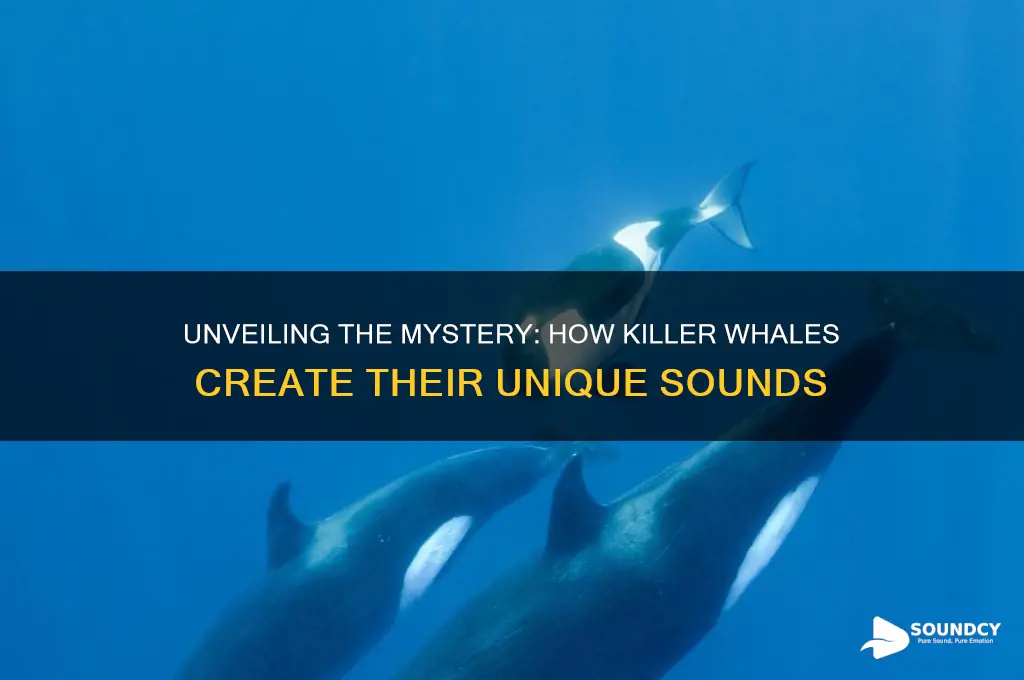 how do killer whales produce sound
