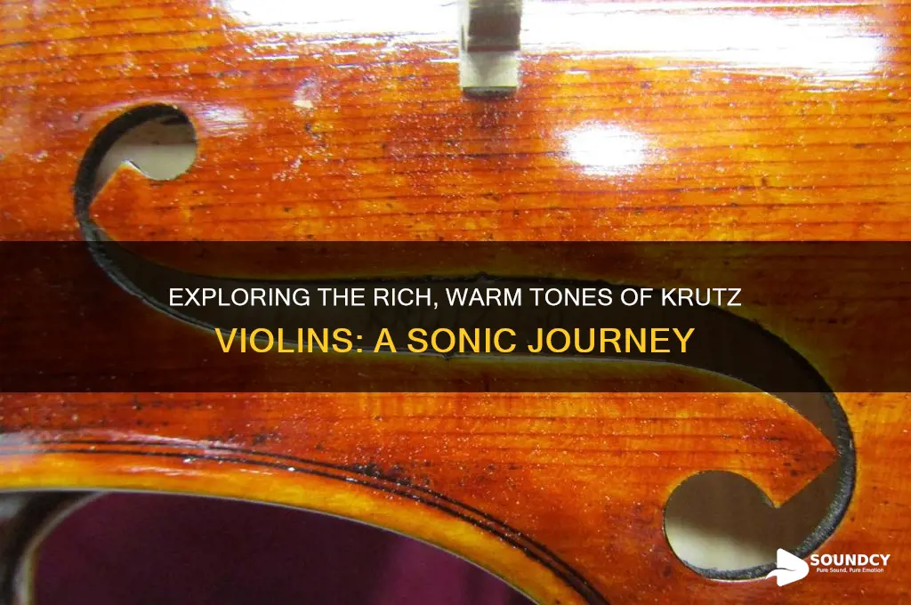 how do krutz violins sound