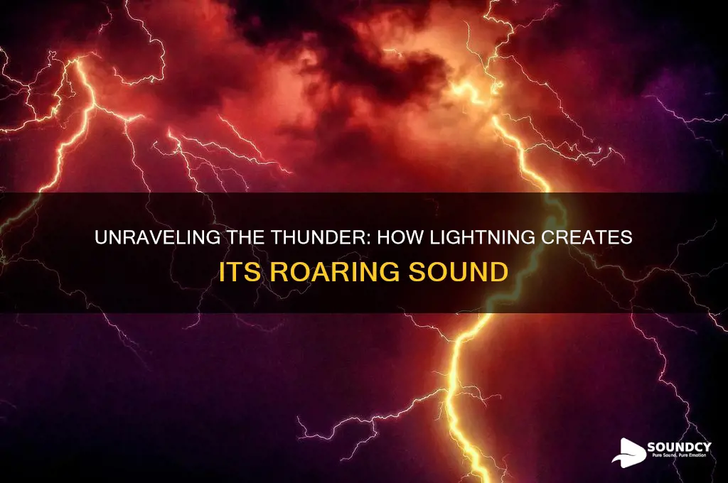 how do lightning make sound