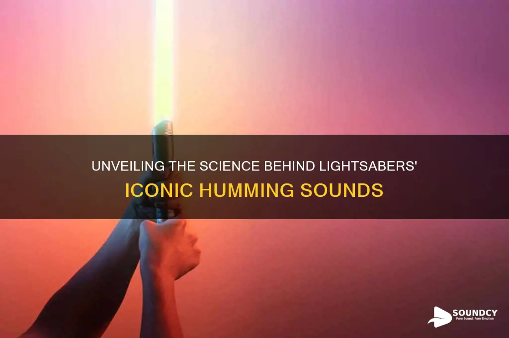 how do lightsabers make sound