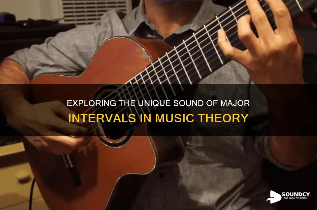 how do major intervals sound