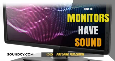 How Monitors Produce Sound: Exploring Built-in Audio Technology