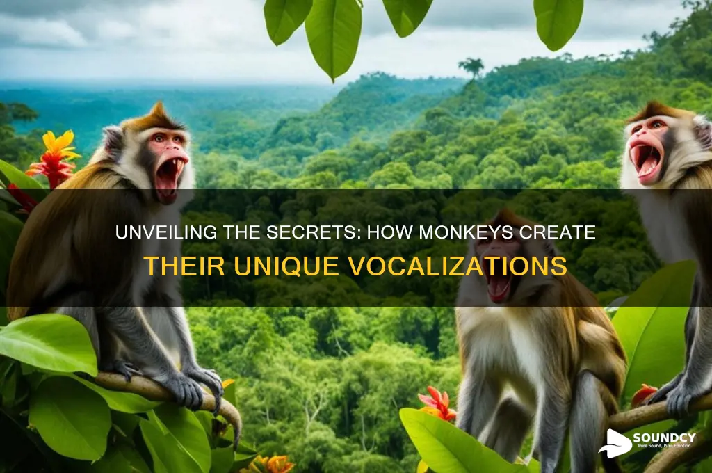 how do monkey make sounds