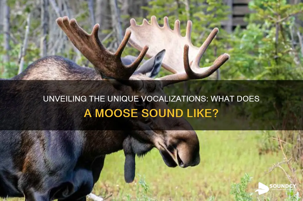 how do moose sound like