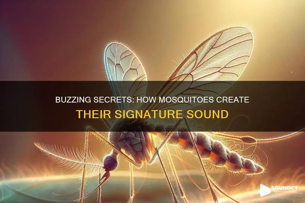 how do mosquitoes make sound