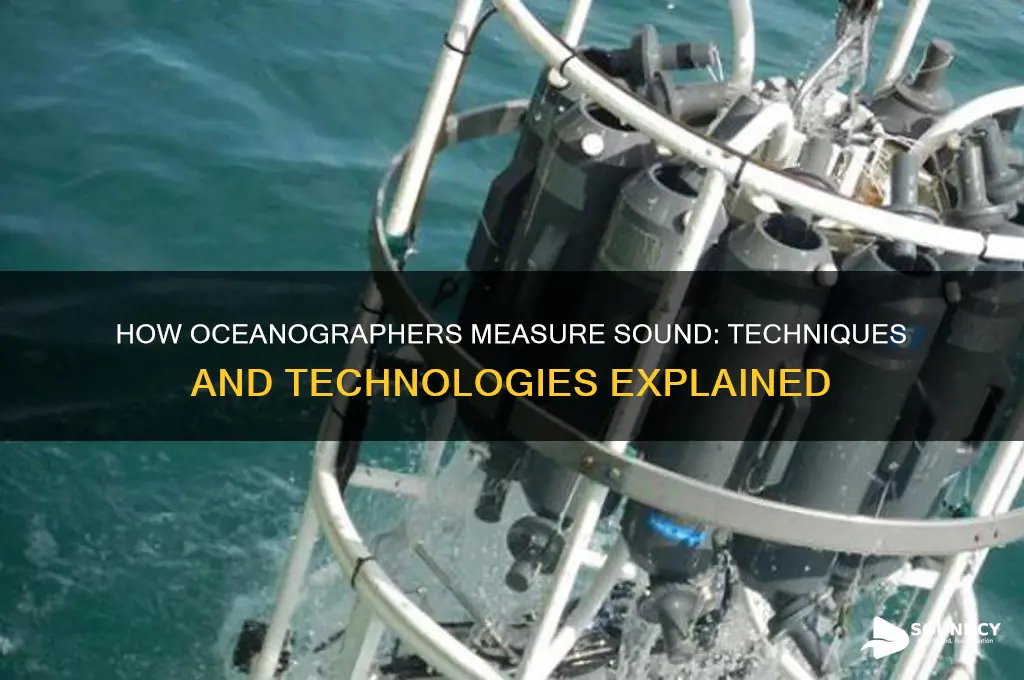 how do oceanographers measure sound