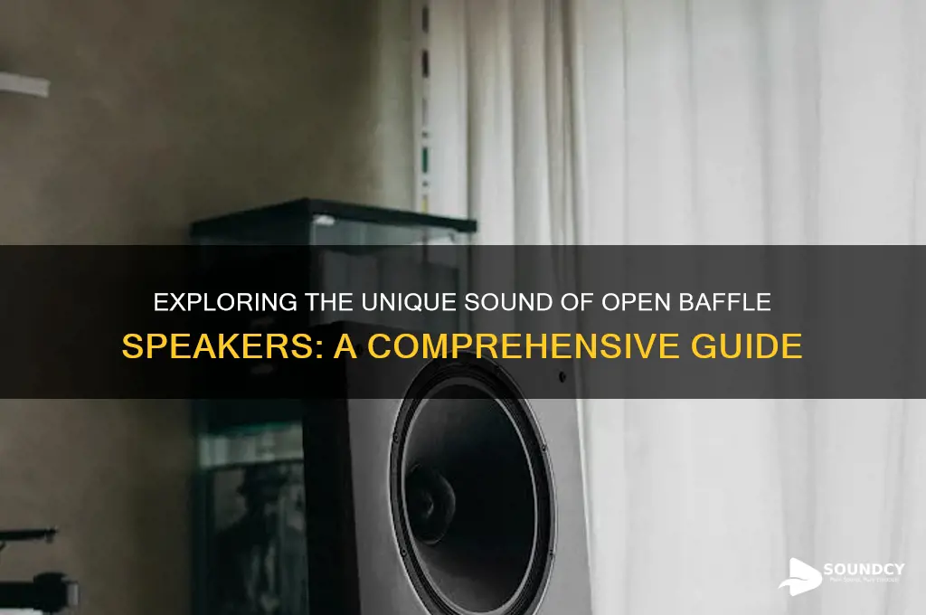 how do open baffel speakers sound