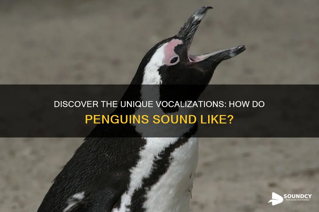 how do penguins sound like