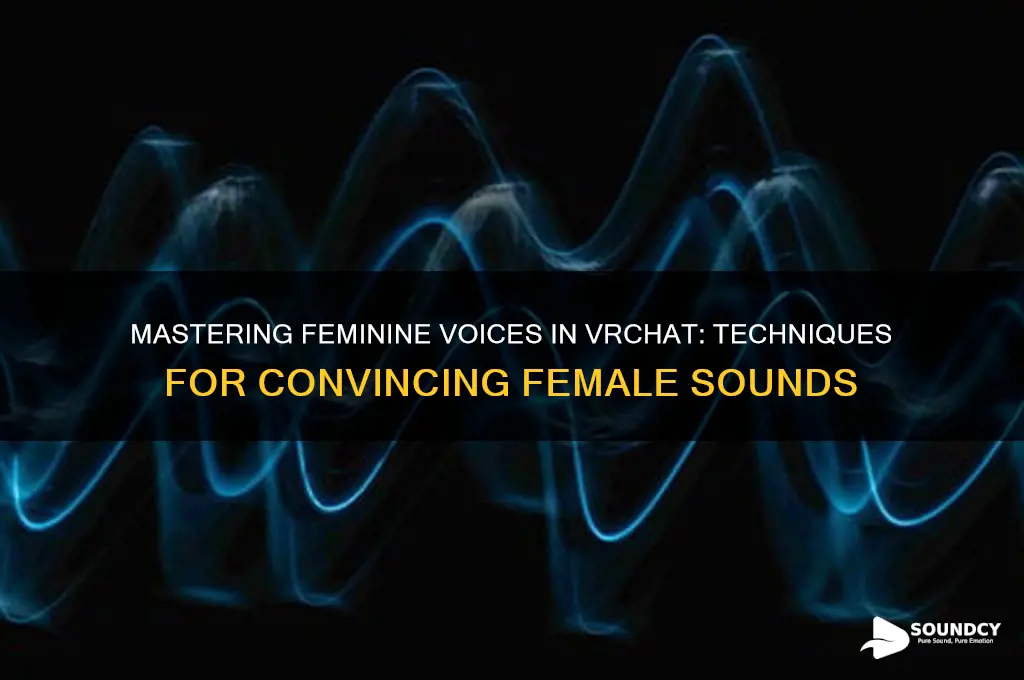 how do people in vrchat sound so convincingly female