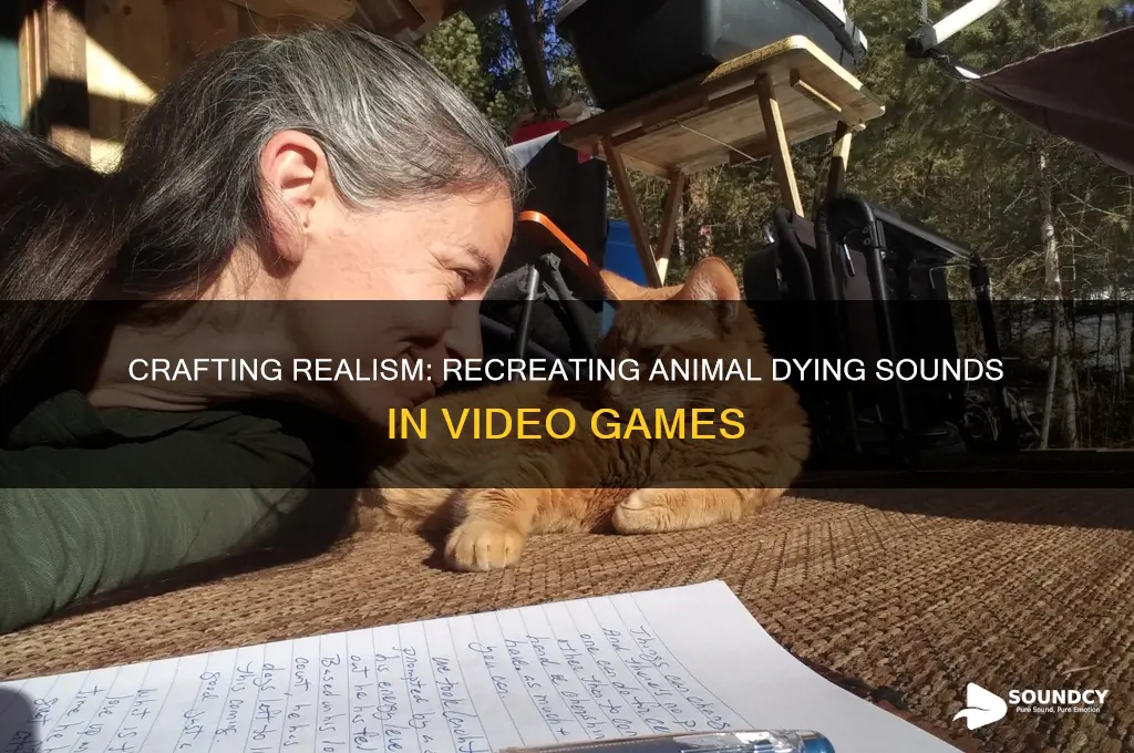 how do people recreate animal dying sounds in games