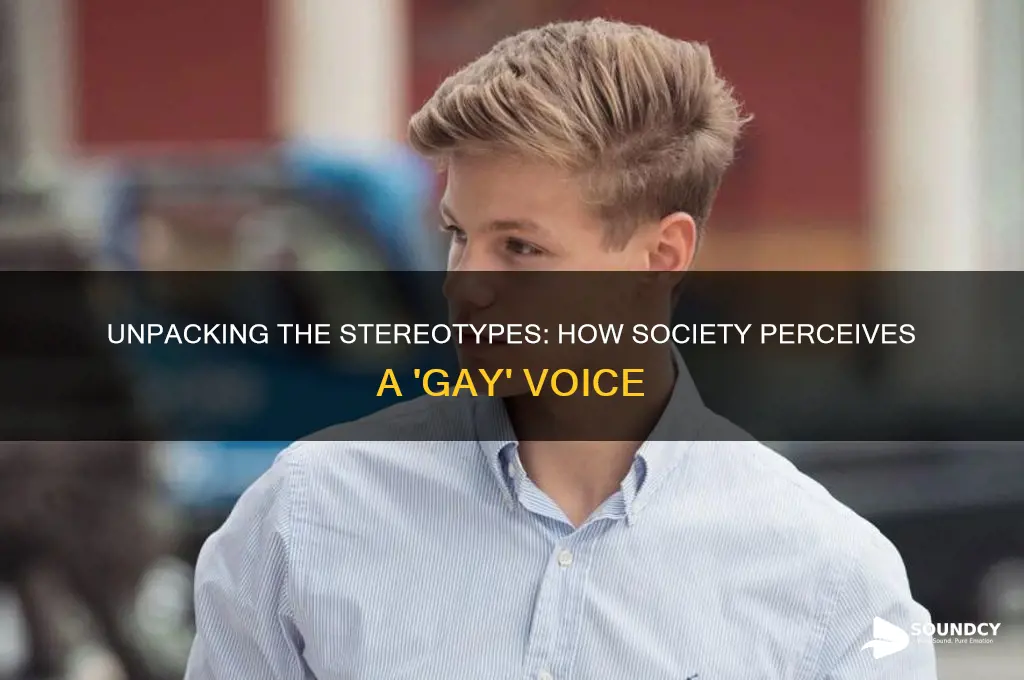 how do people sound gay
