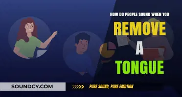 The Silent Speech: How People Sound Without a Tongue