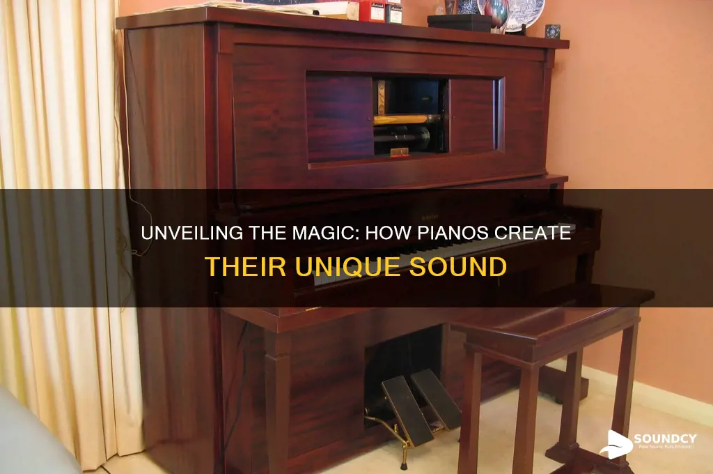 how do pianos make sound