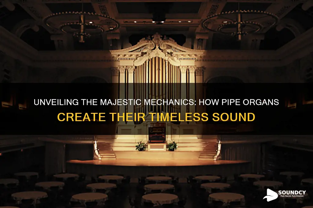 how do pipe organs produce sound