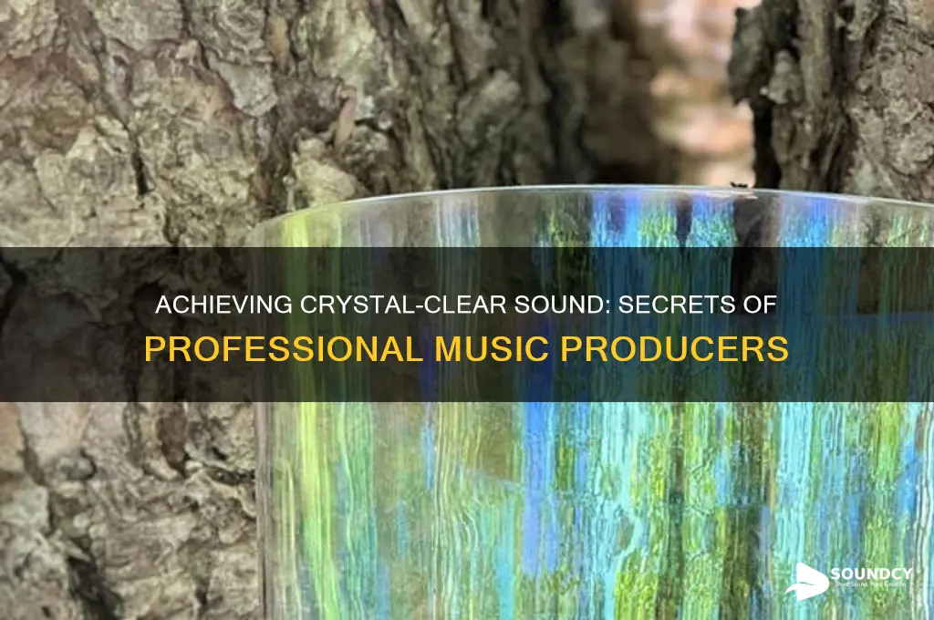 how do producers sound so clear