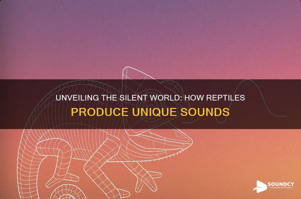 how do reptiles produce sound