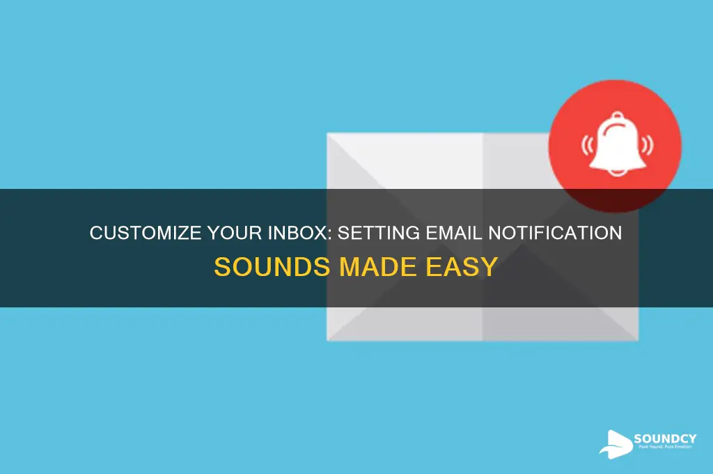 how do set email notification sound