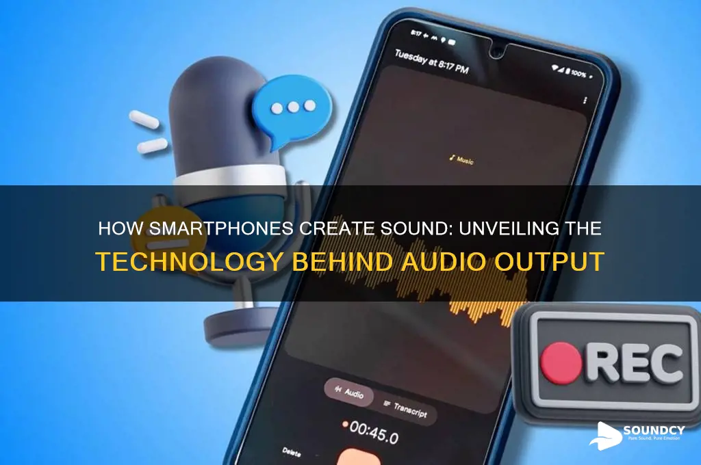 how do smart phones reate sound