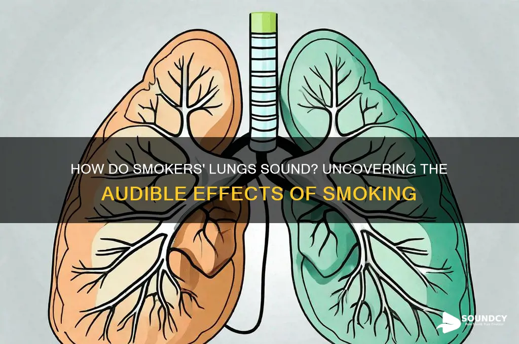 how do smokers lungs sound