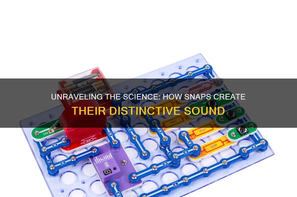 how do snaps make sound