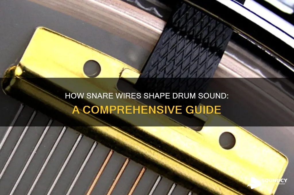 how do snare wires affect sound