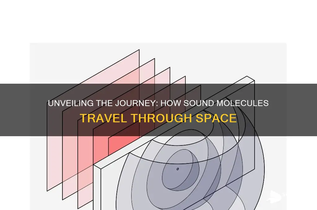 how do sound molecules travel
