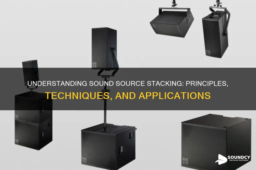 how do sound sources stack