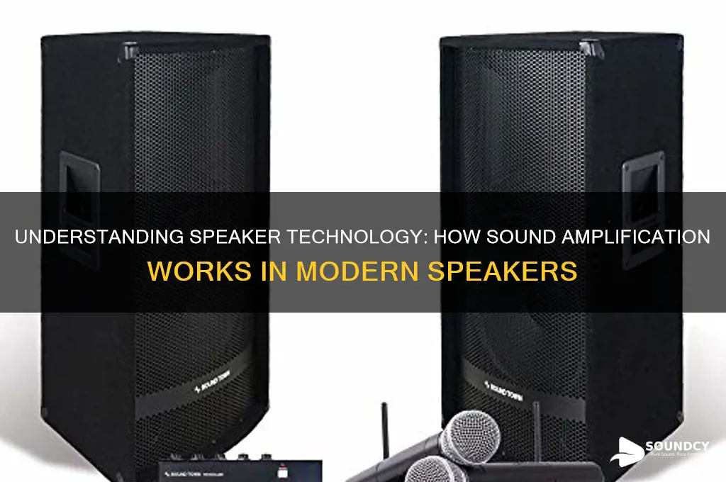 how do speakers amplify sound