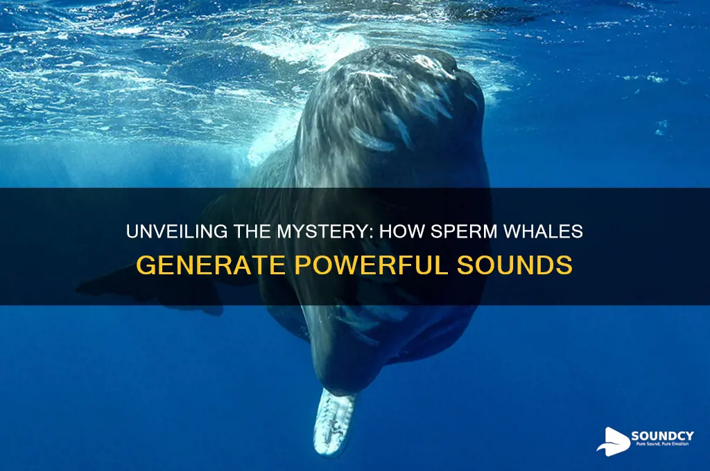 how do sperm whales produce sound