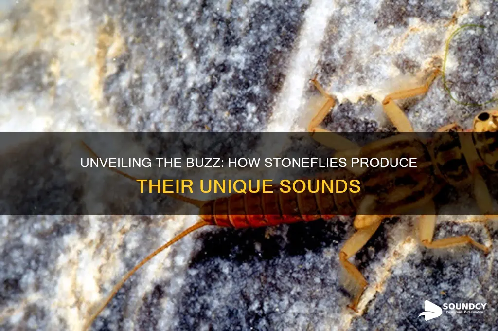how do stoneflies make sound