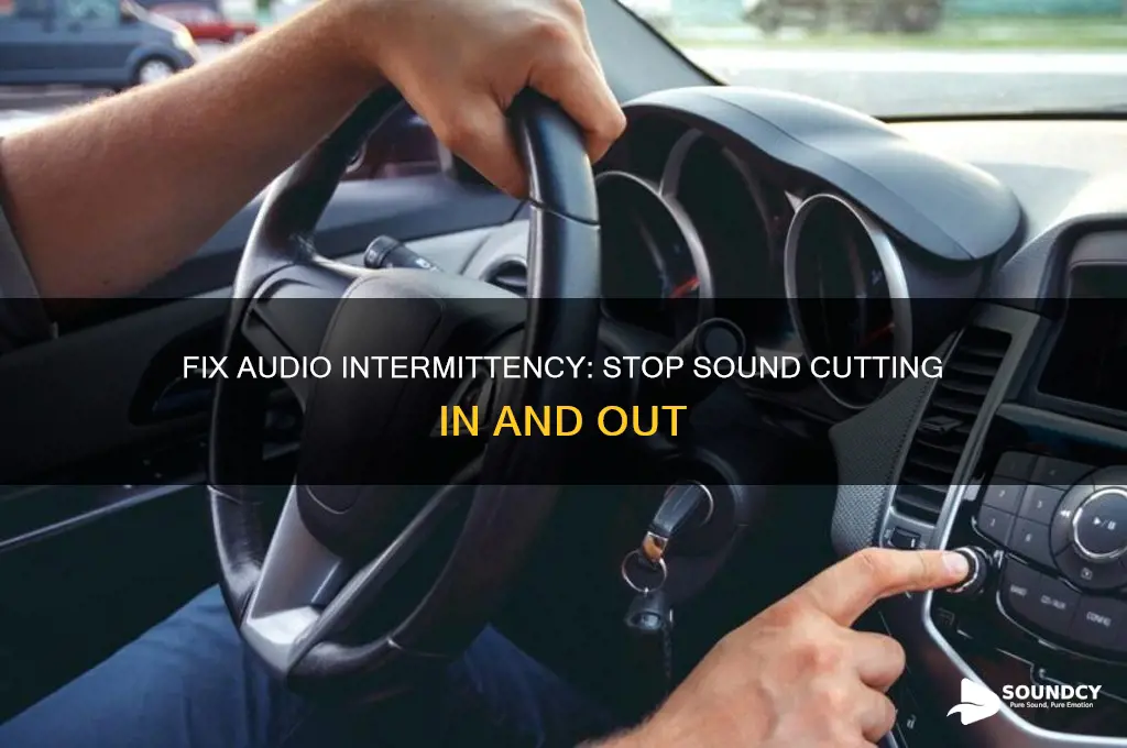 how do stop sound from coming on and off