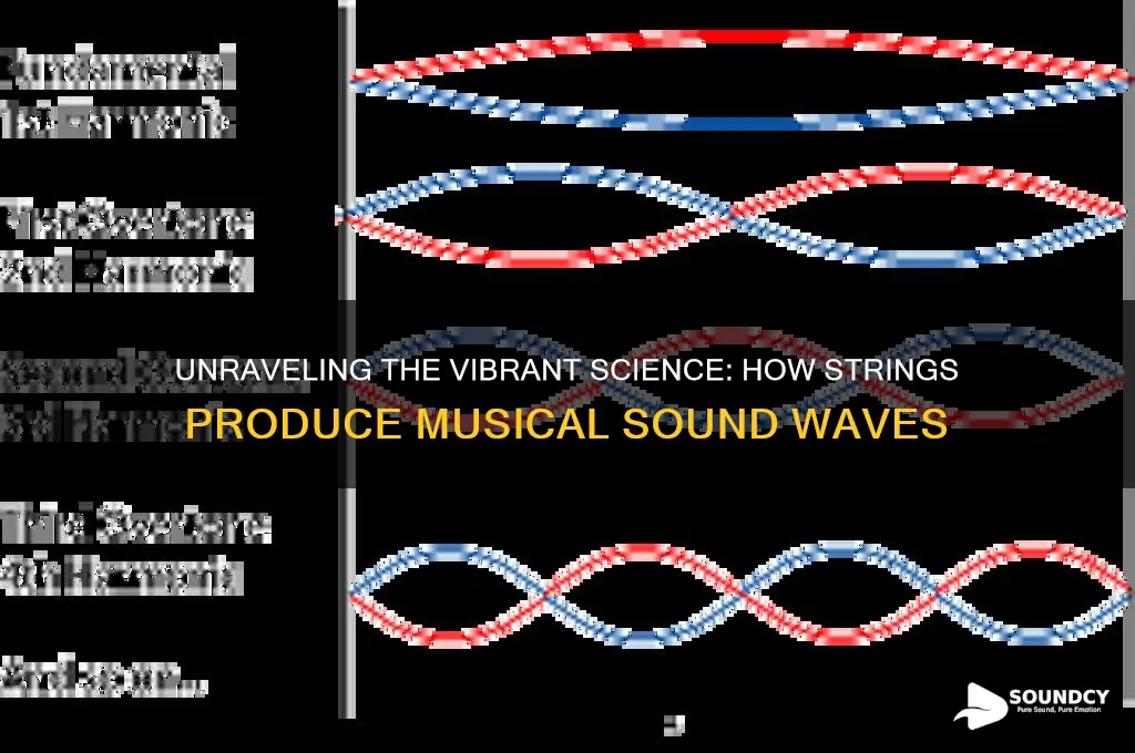how do strings create sound