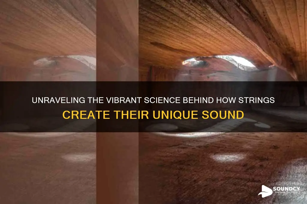 how do strings produce their sound