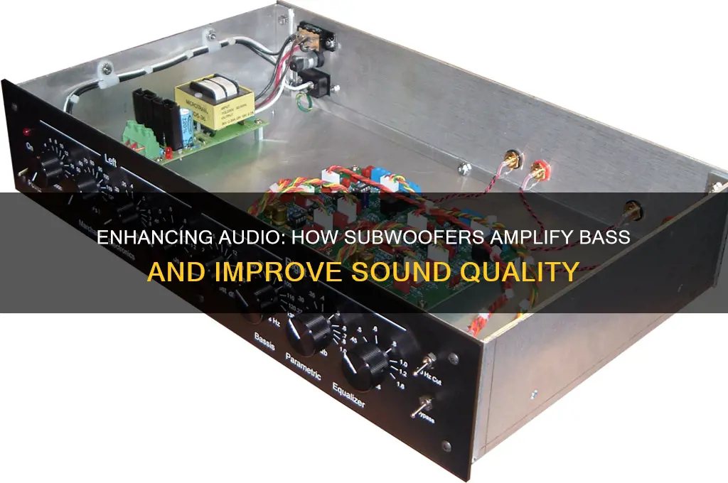 how do subwoofers boost sound