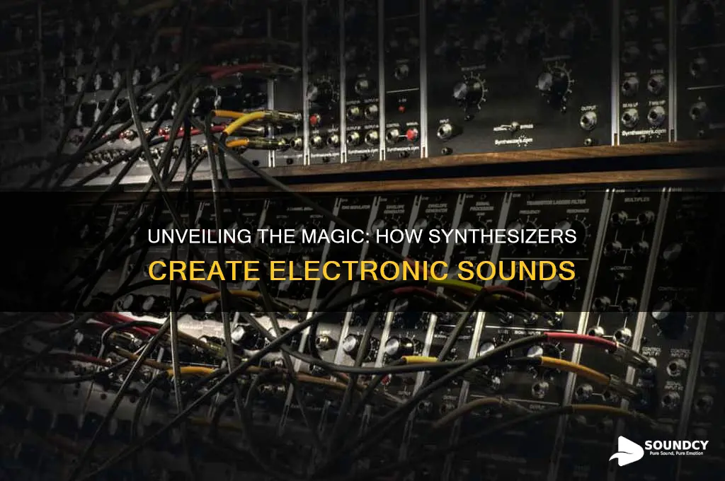 how do synthesizers make sound