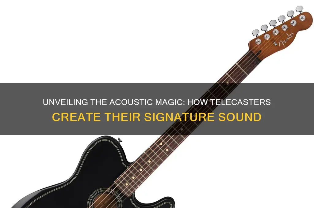 how do telecasters sound acoustic