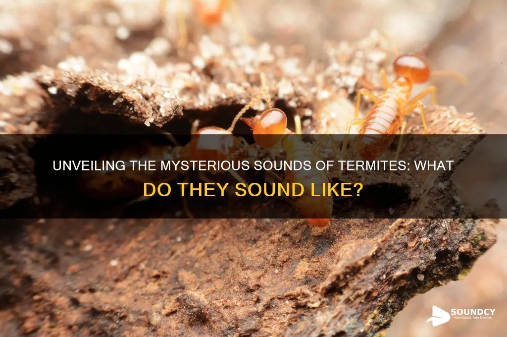 how do termites sound like